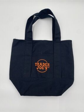 Trader Joe's Black Mini Halloween Tote